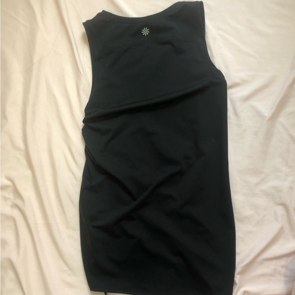 Athleta black tank with side string - Picture 8 of 9